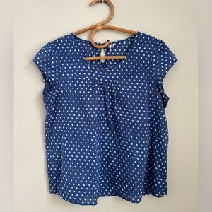 Sea Salt Cornwall Garden Gate Polka Dot Top